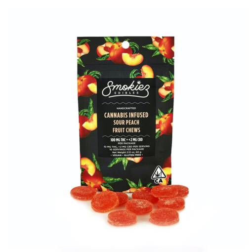 Sour Peach Vegan Gummies